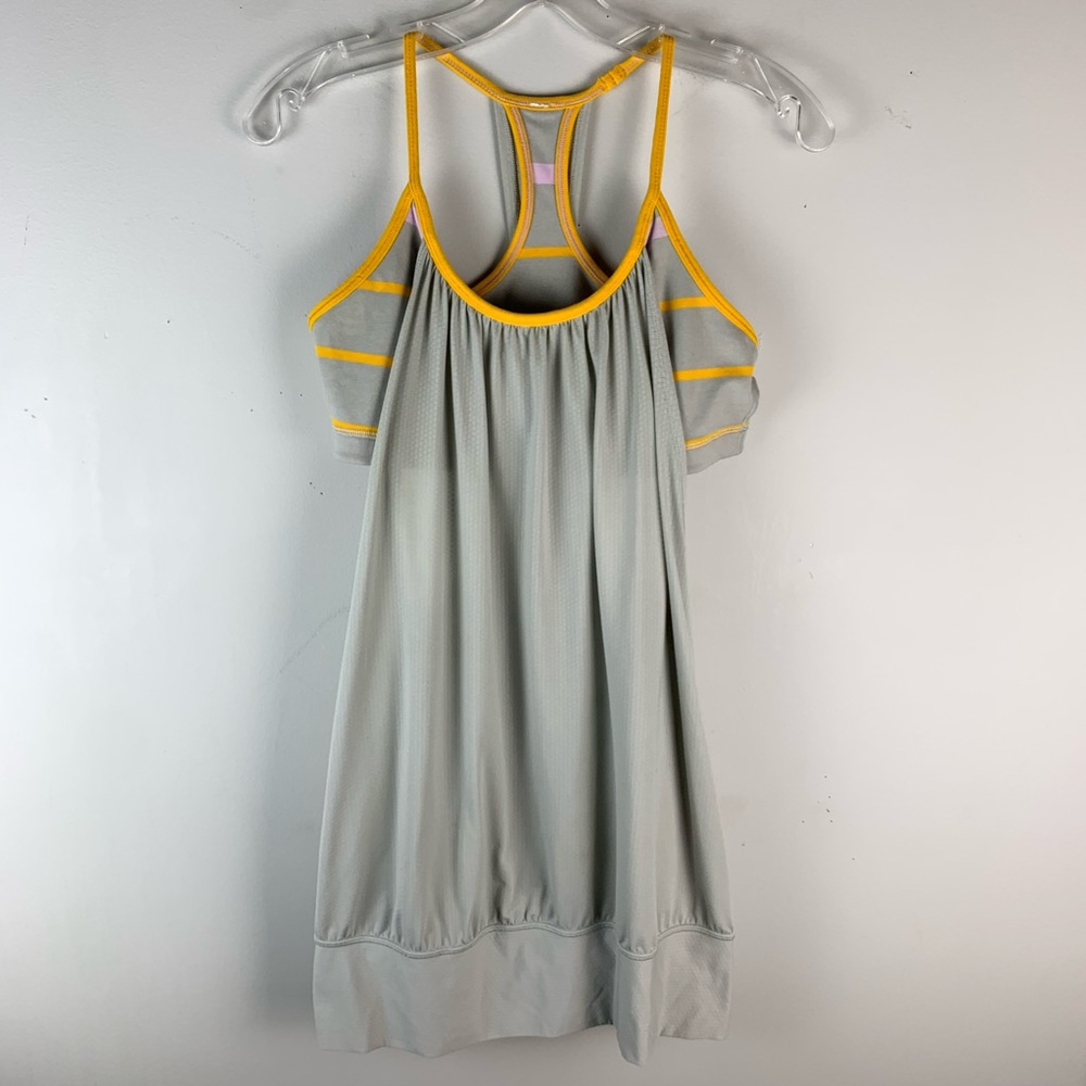 Lululemon No Limits Tank in Pop Stripe Light Gray - Picture 2 of 8